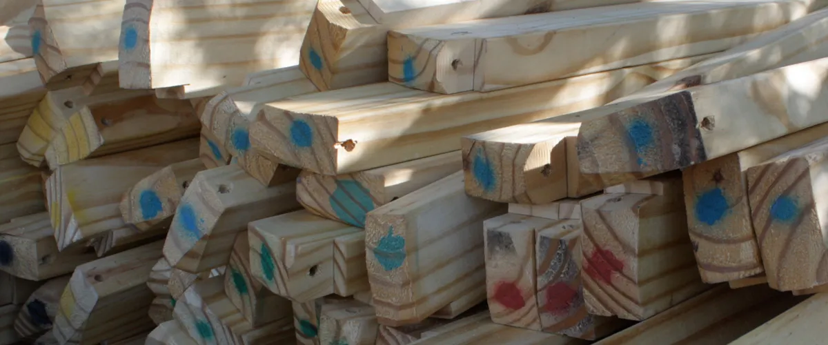 Domos Argentina - Cabios pintados