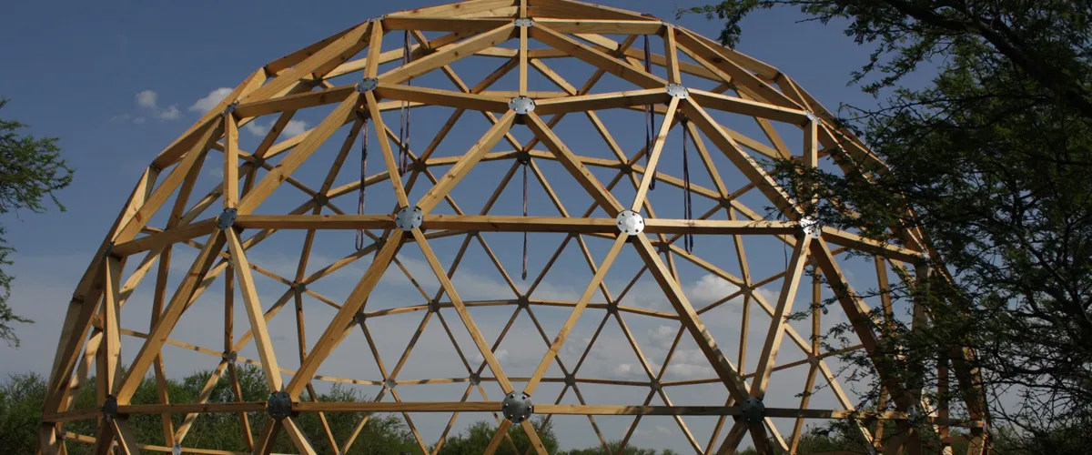 Domos Argentina - Estructura madera 55m2